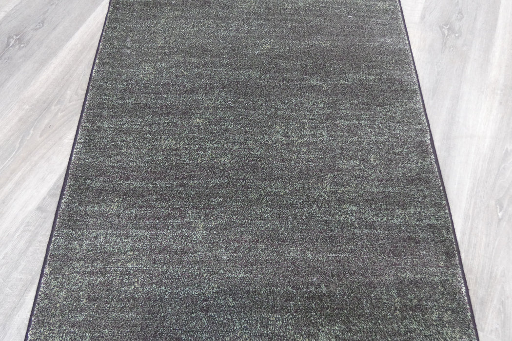 Minimalist Textured Granite Green Argentum Hallway Runner Size: 80cm Wide x Cut to Order (63078-4234)- Rugs Direct New zealand 