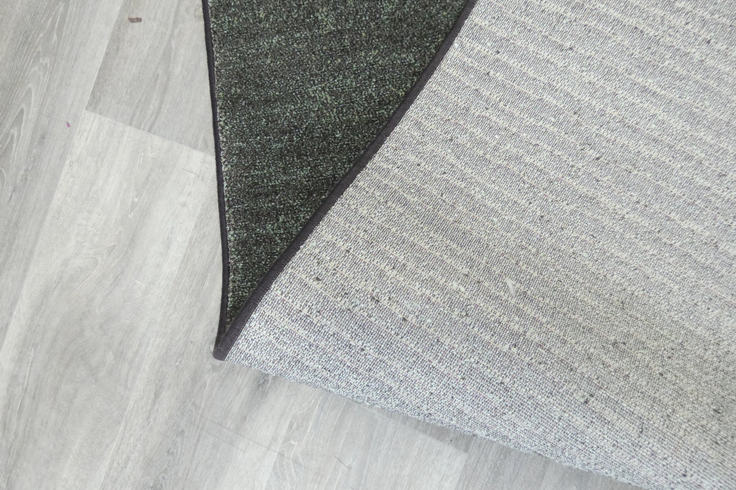 Minimalist Textured Granite Green Argentum Hallway Runner Size: 80cm Wide x Cut to Order (63078-4234)- Rugs Direct New zealand 