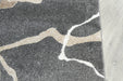Abstract Charcoal & Beige Contour Madison Hallway Runner 67cm Wide x Cut to Order (34159-3322) - Rugs Direct
