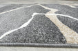 Abstract Charcoal & Beige Contour Madison Hallway Runner 67cm Wide x Cut to Order (34159-3322) - Rugs Direct