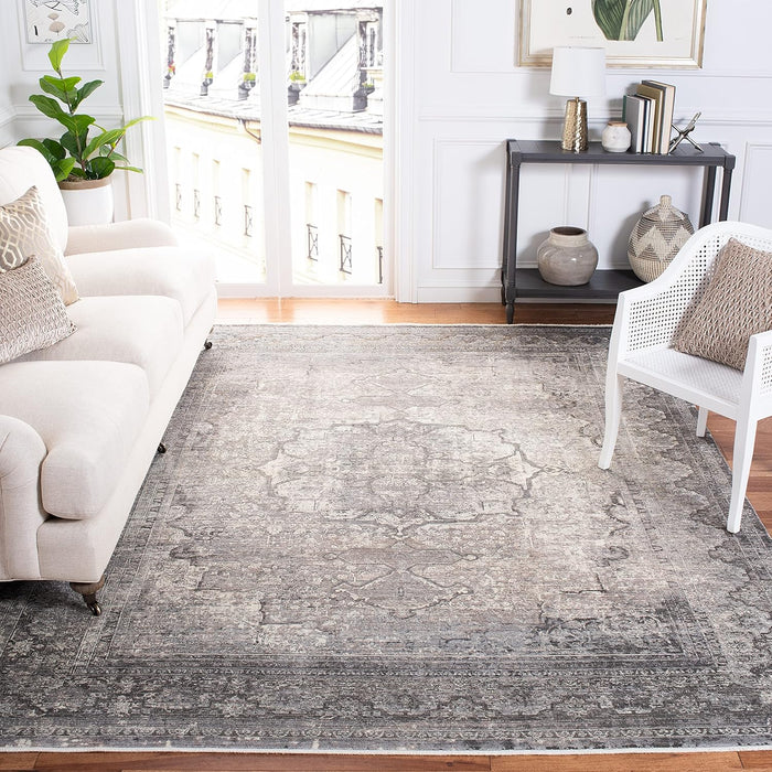 Luxury Designer Grey & Cream Rug Size: 120 x 170cm - Rugs Direct