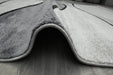 Flow Abstract Wave Pattern Grey Aroha Rug- Rugs Direct 