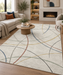 Abstract Arc Multi-Tone Accent Rug (37161-6364) - Rugs Direct nz