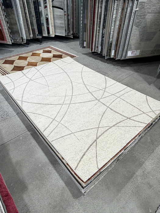 Modern Abstract Line Art Accent Rug (37161-6374)-Rugs Direct nz