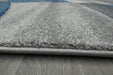 Abstract Modern Design Turkish Rug in Navy/ Grey/ White- Rugs Direct 