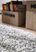 Twilight Pearl Silver Ivory Mix Shaggy Round Rug - Rugs Direct