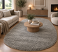 Twilight Shaggy Silver Ivory Mix Pebble Shape Rug Size: 240 x 340cm (39001-6699)- Rugs Direct- NZ