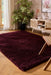 Luxury Burgundy Plush Twilight Shaggy Rug (39001-1144) - Rugs Direct