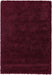 Luxury Burgundy Plush Twilight Shaggy Rug (39001-1144) - Rugs Direct