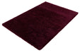 Luxury Burgundy Plush Twilight Shaggy Rug (39001-1144) - Rugs Direct