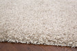 Twilight Shaggy Linen and White Colour Rug - Rugs Direct