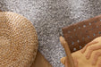 Twilight Pearl Silver Ivory Mix Shaggy Rug - Rugs Direct