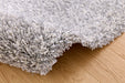 Twilight Pearl Silver Ivory Mix Shaggy Rug - Rugs Direct