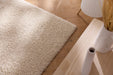 Twilight Shaggy Chalk White Colour Rug - Rugs Direct