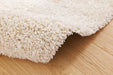 Twilight Shaggy Chalk White Colour Rug - Rugs Direct