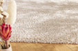 Twilight Shaggy Chalk White Colour Rug - Rugs Direct