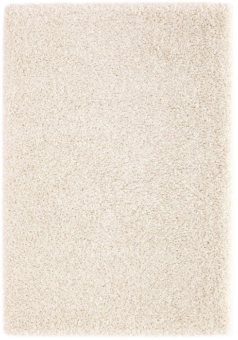 Twilight Shaggy Chalk White Colour Rug - Rugs Direct