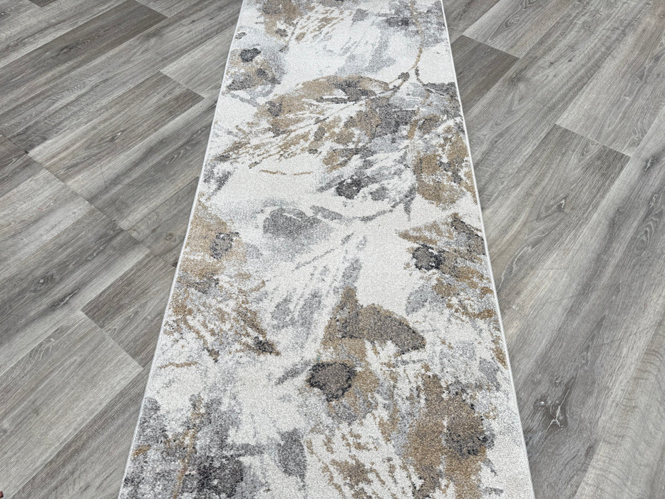 Beautiful Leaf Design Madison Hallway Runner 67cm Wide x Cut to Order (34007-6191)