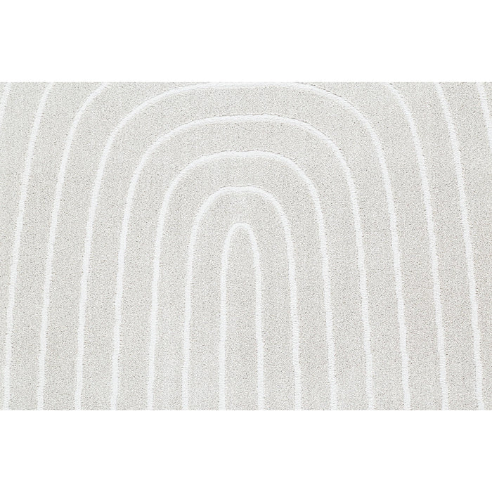 Contemporary Contour Lines Textured Trentino Oval Rug (41013-6161) Size: 160 x 230cm- Rugs Direct