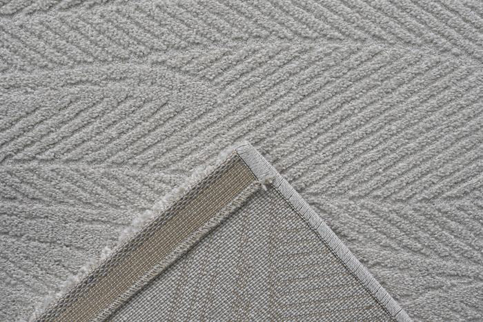 Modern Luxurious textured Ivory Colour Trentino Rug Size: 240 x 340cm