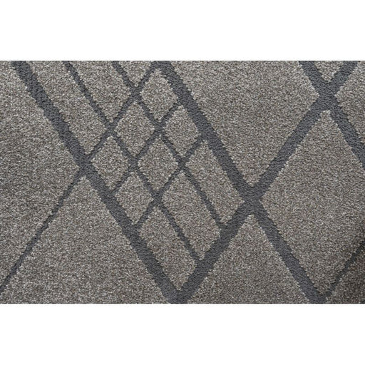 Luxurious Abstract Diamond Pattern Textured Trentino Rug (41039-7131) Size: 280 x 380cm- Rugs Direct
