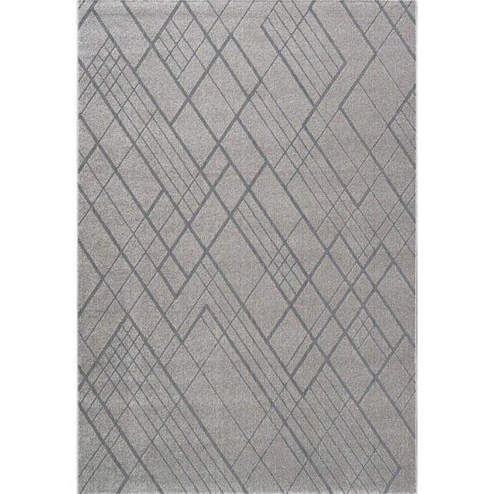 Luxurious Abstract Diamond Pattern Textured Trentino Rug (41039-7131) Size: 280 x 380cm- Rugs Direct