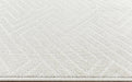Luxurious Geometric Ivory Textured Trentino Rug- rugs Direct