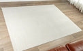 Luxurious Geometric Ivory Textured Trentino Rug- rugs Direct