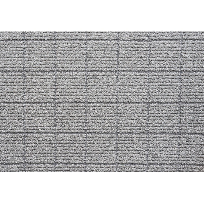 Luxurious Textured Grid Pattern Trentino Rug (41056-6121) Size: 240 x 340cm- Rugs Direct