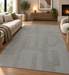 Abstract Geometric Pattern Luxurious Textured Trentino Rug (41067-2121) - Rugs Direct nz