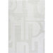 Abstract Geometric Pattern Luxurious Textured Trentino Rug (41067-6161)-Rugs Direct