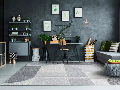 Abstract Geometric Pattern Valentino Rug (46002-6171) Size: 200 x 250cm- Rugs Direct