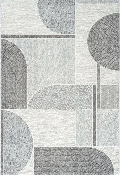 Abstract Geometric Pattern Valentino Rug (46002-6171) Size: 200 x 250cm- Rugs Direct