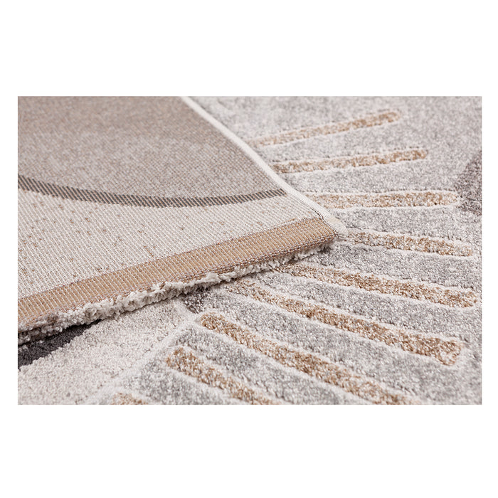 Multi Tone Abstract Geometric Pattern Valentino Rug (46018-6161) Size: 160 x 230cm- Rugs Direct