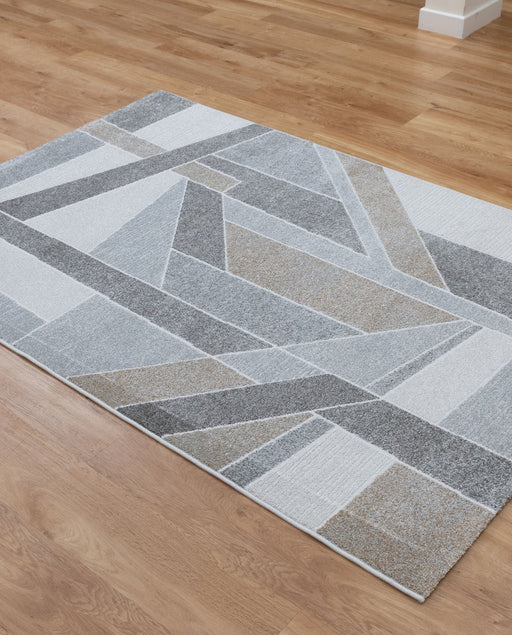 Abstract Geometric Pattern Valentino Rug Size: 120 x 170cm (46033-6191) - Rugs Direct