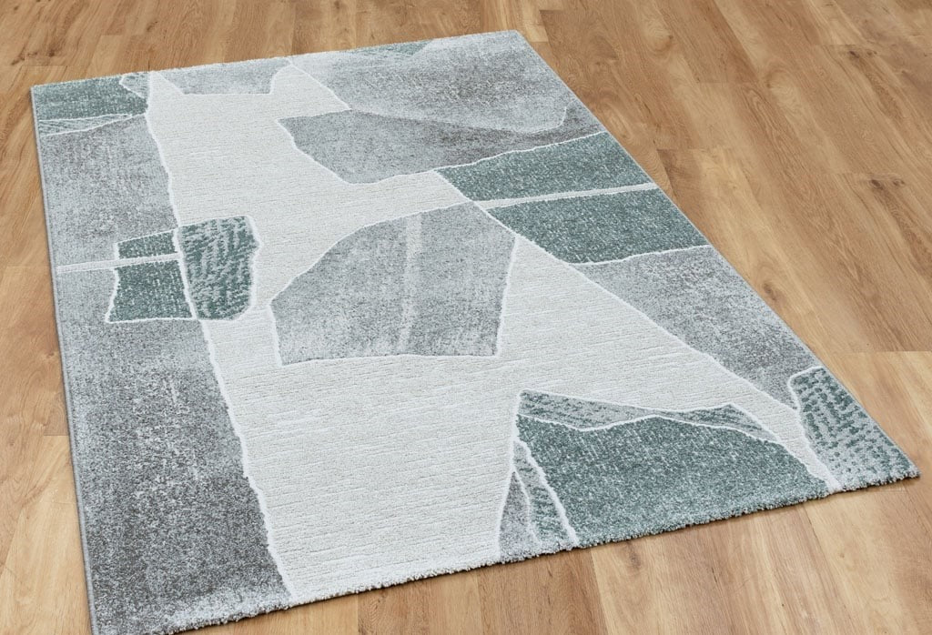 Organic Shapes Abstract Design Valentino Rug (46038-6141) Size: 240 x 340cm-Rugs Direct