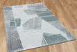 Organic Shapes Abstract Design Valentino Rug (46038-6141) Size: 240 x 340cm-Rugs Direct
