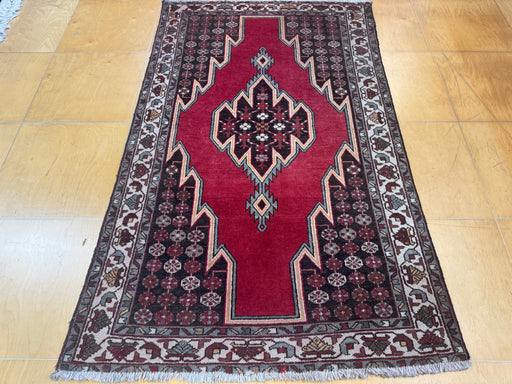 Persian Hand Knotted Mazlaqhan Rug Size: 202cm x 125cm- Rugs Direct 