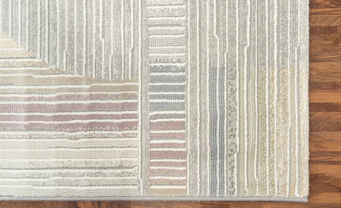 Canyon Mastercraft Abstract Geometric Design Rug (52093-6424) Size: 200 x 290cm- Rugs Direct