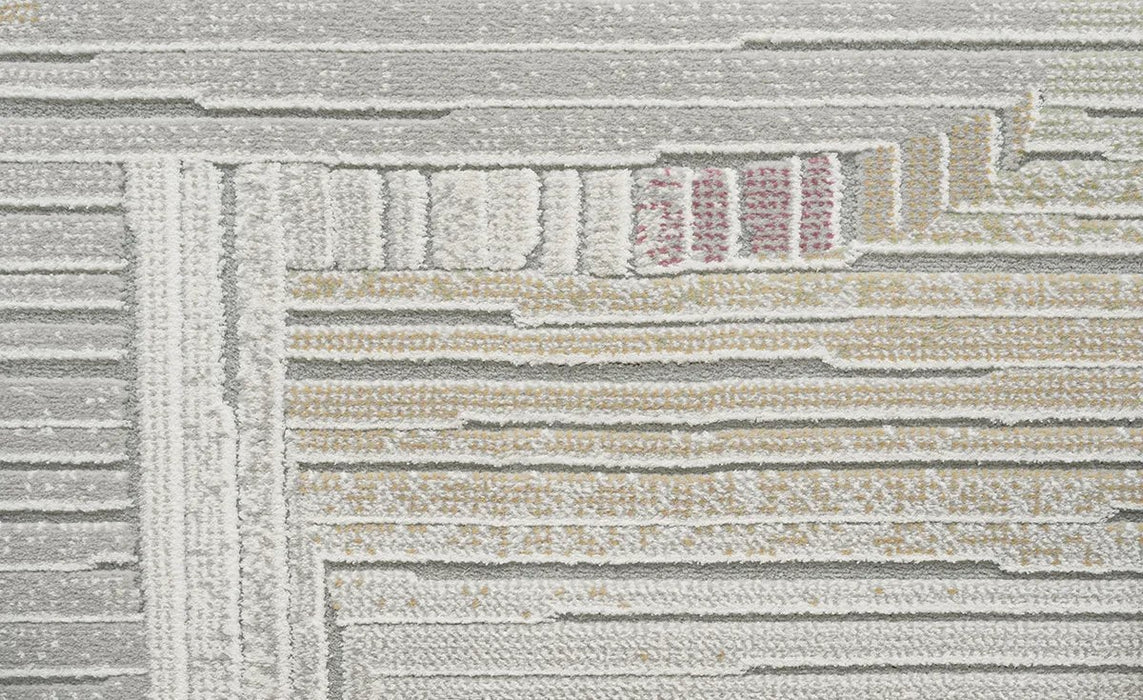 Canyon Mastercraft Abstract Geometric Design Rug (52093-6424) Size: 200 x 290cm- Rugs Direct