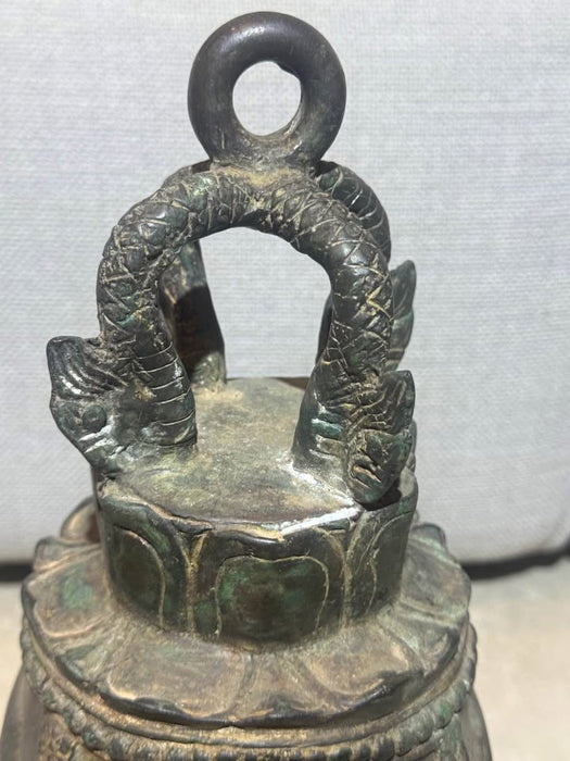 Antique Thai Bronze Temple Bell – Somdet Phra Phutthachan, Wat Rakhang, Somdet Kes Chaiyo- Rugs direct 