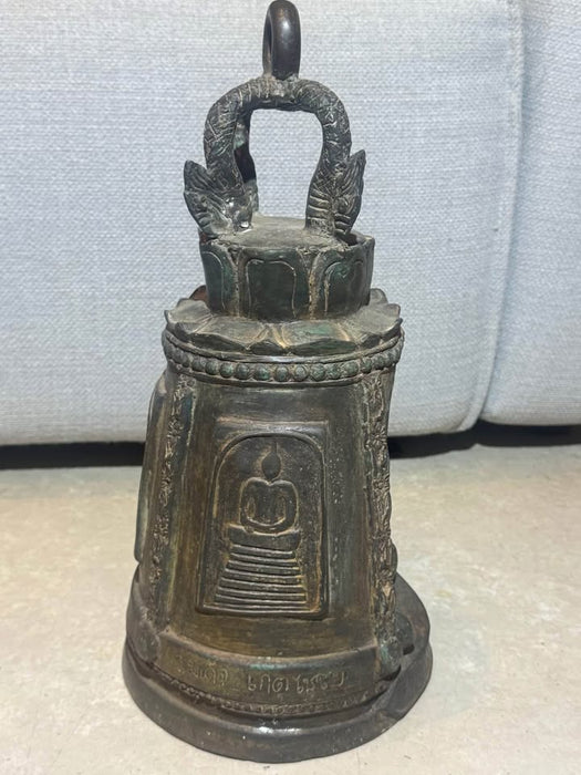 Antique Thai Bronze Temple Bell – Somdet Phra Phutthachan, Wat Rakhang, Somdet Kes Chaiyo- Rugs direct 