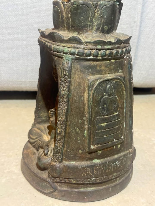 Antique Thai Bronze Temple Bell – Somdet Phra Phutthachan, Wat Rakhang, Somdet Kes Chaiyo- Rugs direct 