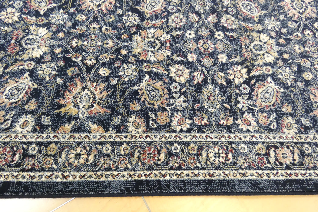 Da Vinci Ornate Traditional Design Hallway Runner 80cm Wide x Cut to Order (57166-3434)- Rugs Direct 