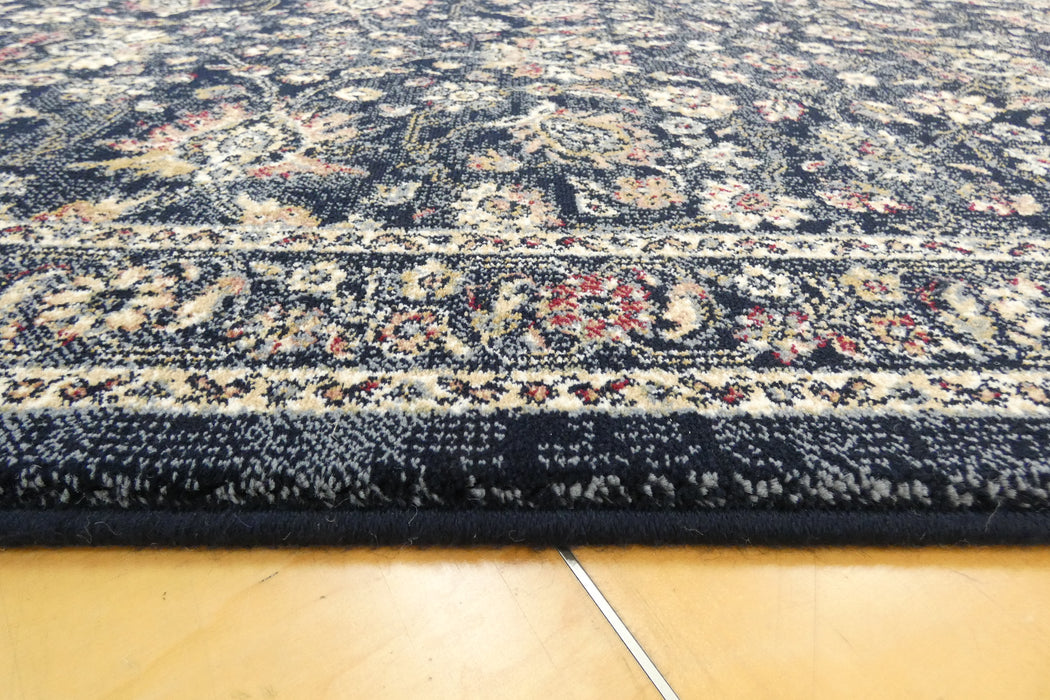 Da Vinci Ornate Traditional Design Hallway Runner 80cm Wide x Cut to Order (57166-3434)- Rugs Direct 
