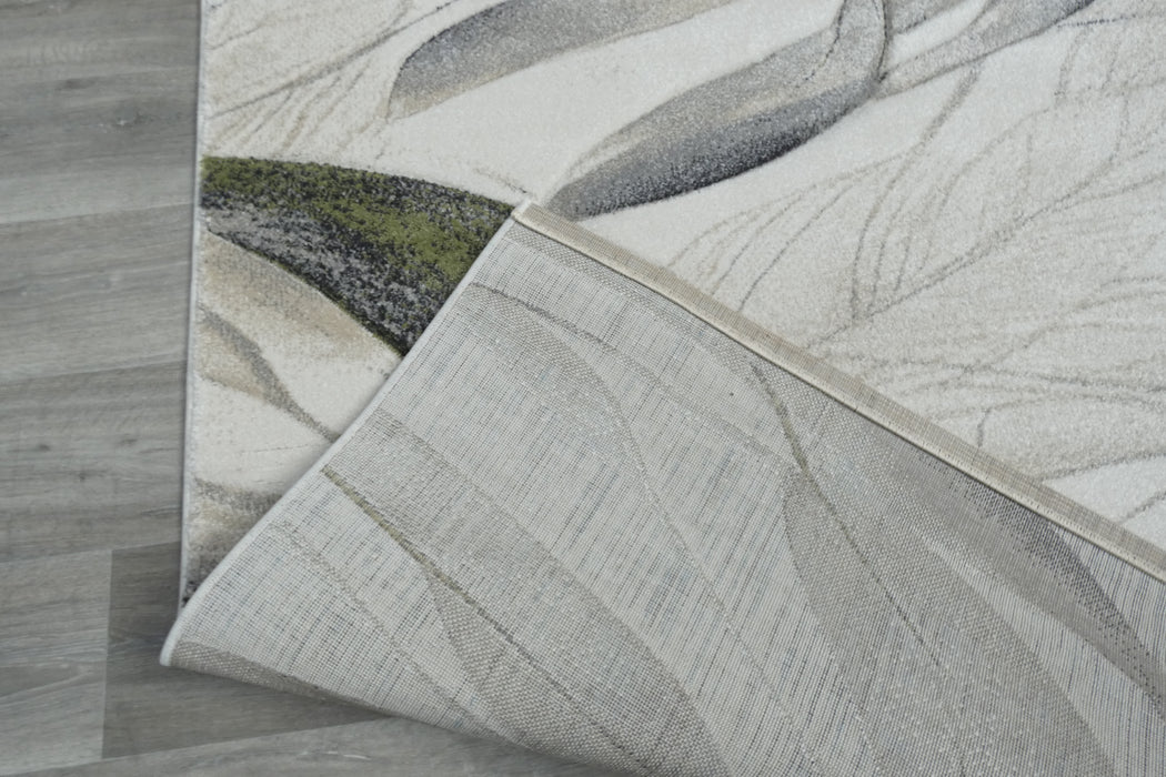 Willow Leaf Modern Botanical Abstract Aroha Rug- Rugs Direct 