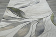Willow Leaf Modern Botanical Abstract Aroha Rug- Rugs Direct 