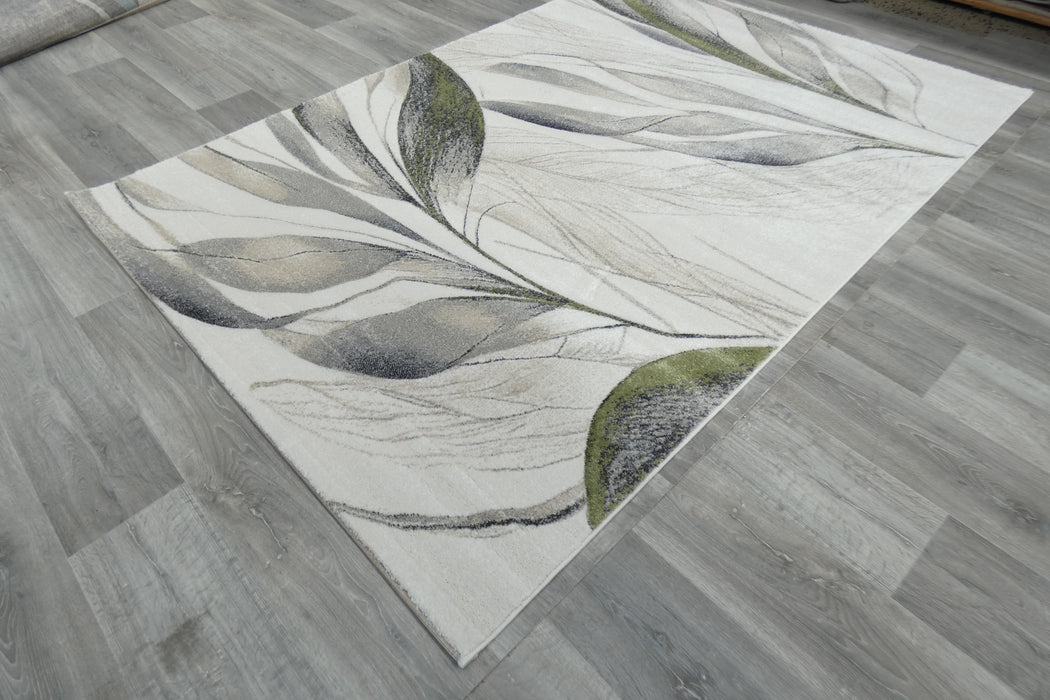Willow Leaf Modern Botanical Abstract Aroha Rug- Rugs Direct 