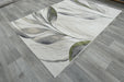 Willow Leaf Modern Botanical Abstract Aroha Rug- Rugs Direct 