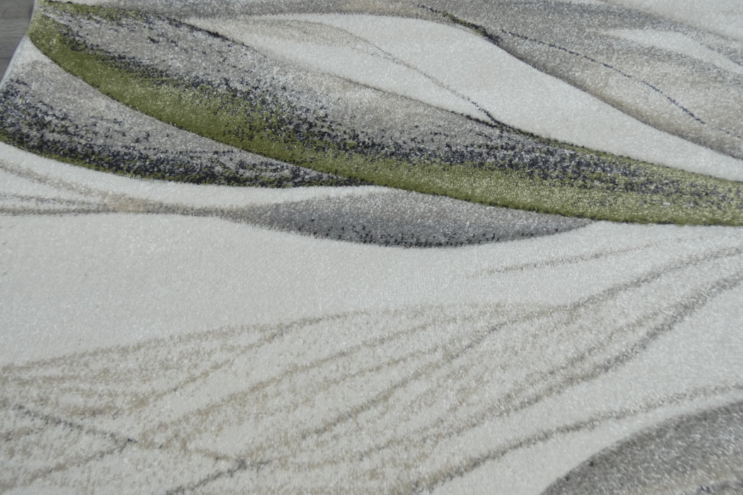 Willow Leaf Modern Botanical Abstract Aroha Rug- Rugs Direct 